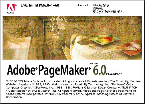 Pagemaker 6.0